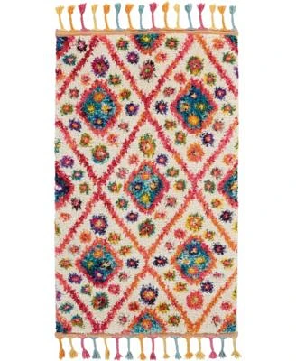 Closeout Nourison Home Nomad Nmd03 Ivory Pink Rug