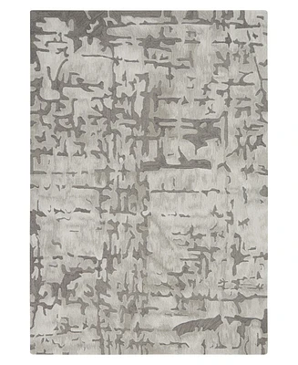 Nourison Home Symmetry SMM03 Ivory 3'9" x 5'9" Area Rug