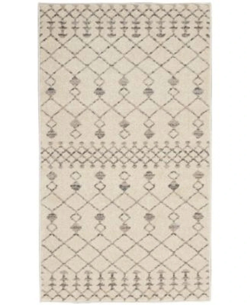 Nourison Home Palermo Pmr03 Beige Gray Rug