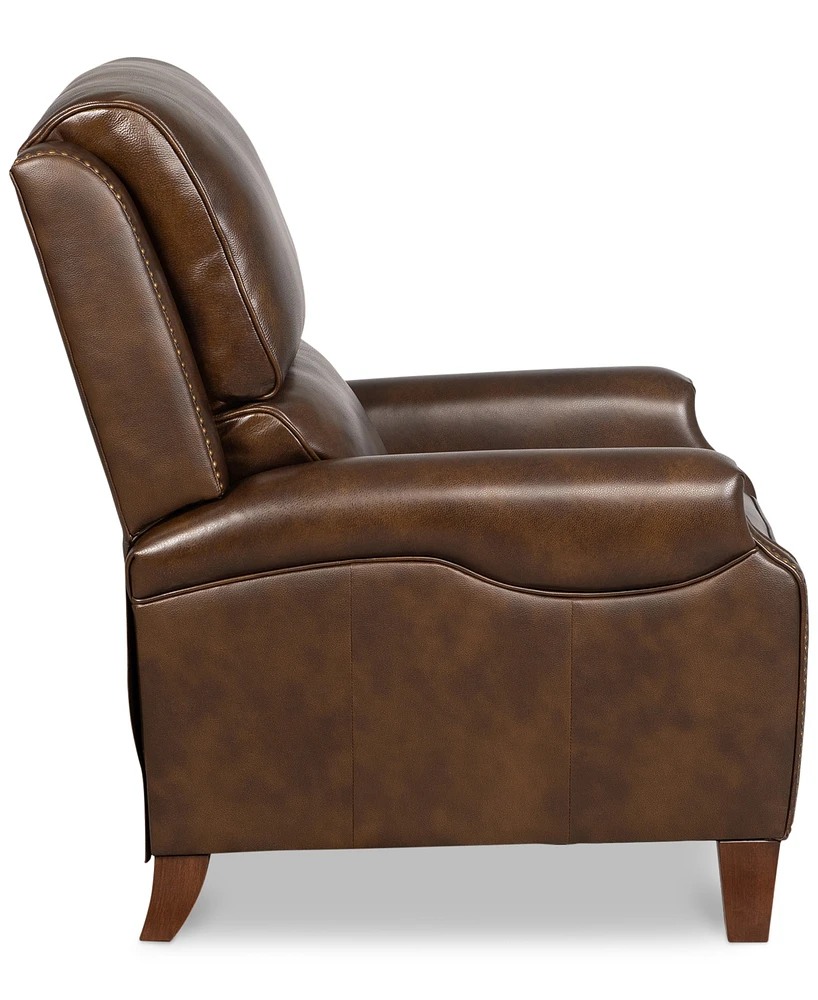 Arianlee Leather Push Back Recliner, Created for Macy's