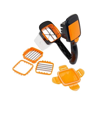 Nutri Chopper 5-in-1 Compact Portable Handheld Kitchen Slicer with Storage Container