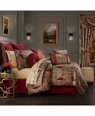 J Queen New York Garnet 4-Pc. Comforter Set, California King