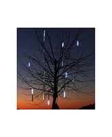 Northlight Transparent Dripping Icicle Snowfall Christmas Light Tubes
