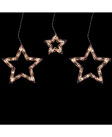 Northlight Clear Star Shaped Icicle Christmas Lights