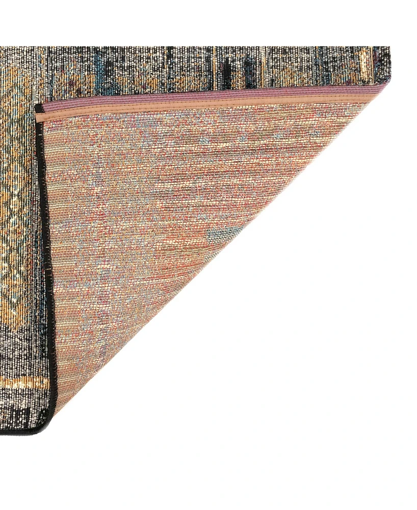 Liora Manne' Marina Tribal Stripe 1'11" x 7'6" Runner Rug