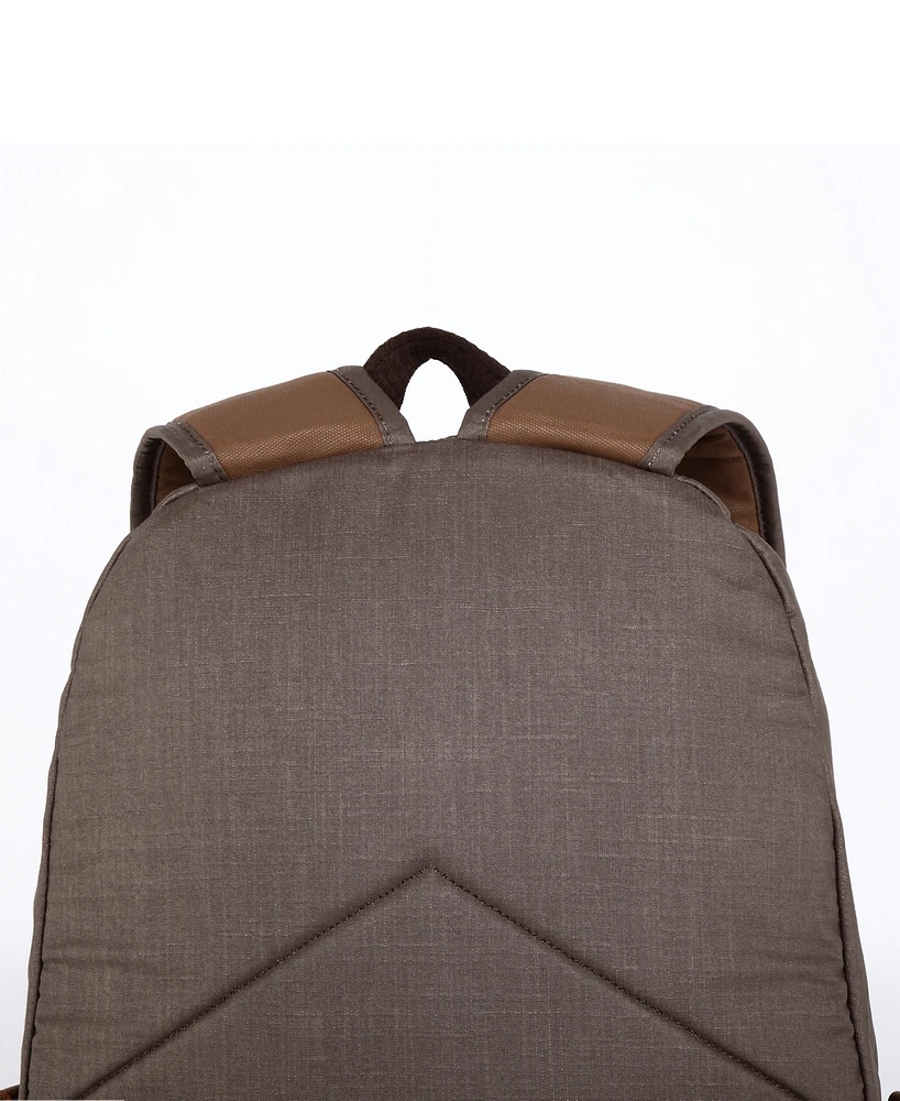 Tsd Brand Urban Light Coated Canvas Backpack