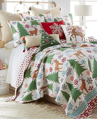 Levtex Tinsel Festive Forest Reversible 2-Pc. Quilt Set, Twin