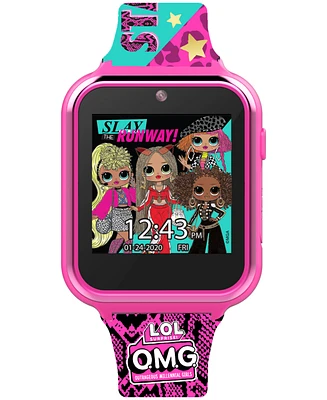 Accutime Kid's Omg Multicolored Silicone Touchscreen Smart Watch 46x41mm