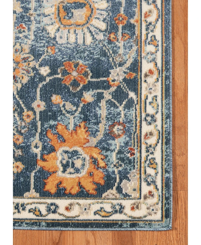 Amer Rugs Bohemian Bhm-5 Navy 7'9" x 9'9" Outdoor Area Rug