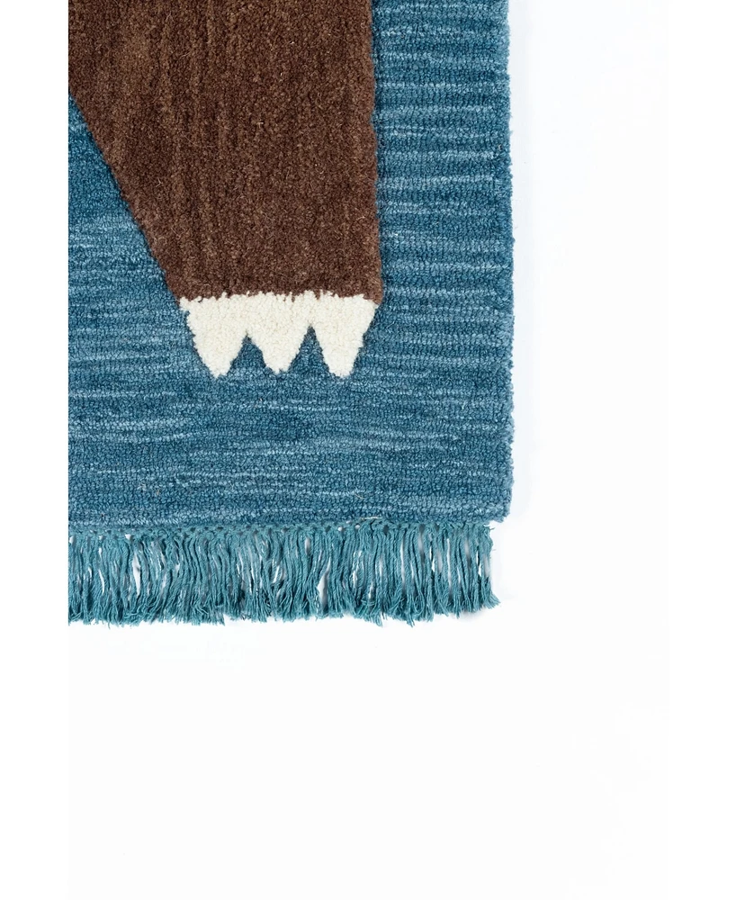 Momeni Atticus Atc-4 Navy 5' x 7' Area Rug