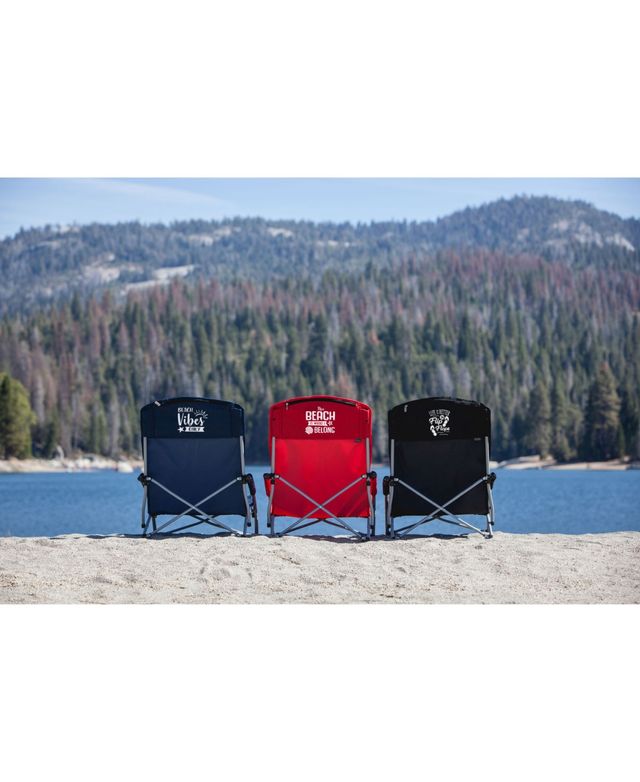 Oniva "The Beach Is Where I Belong" Tranquility Portable Beach Chair