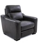 Gabrine Leather Power Recliner, Created for Macy's