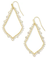 Kendra Scott 14k Gold-Plated Cubic Zirconia Open Drop Earrings