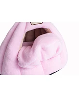 Armarkat pumpkin Like House Cat Bed For Indoor Cats, Tent with Removable Washable Cushioned Pillow C95GFS Soft PInk
