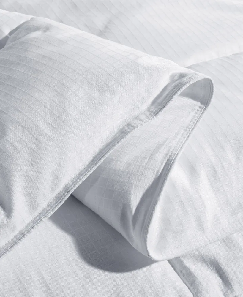 Unikome All Season Classic Grid Jacquard Down Alternative Comforter