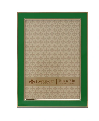 Metal and Enamel Picture Frame, 5" x 7"
