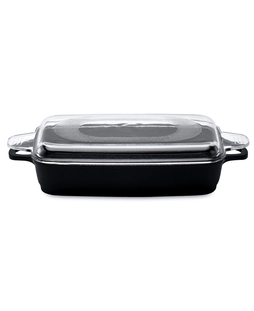 BergHOFF Scala Nonstick Cast Aluminum 16.5"x 9.75" Roasting Pan 4Qt.
