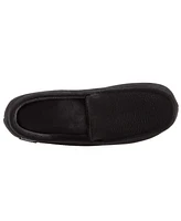 Isotoner Signature Men's Microterry Jared Moccasin Slippers with Memory Foam