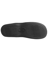 Isotoner Signature Men's Microterry Jared Hoodback Slippers with Memory Foam