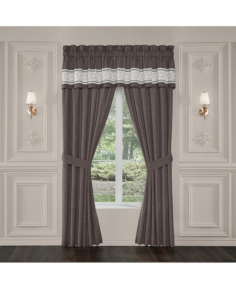 J Queen New York Flint Straight Window Valance, 21.25" x 88"