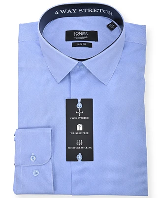 Jones New York Men's Della Robia Printed Fashion Dress Shirt