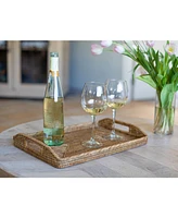 Artifacts Rattan 17" Rectangular Tray
