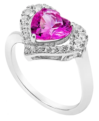 Women's Heart Ring Sterling Silver