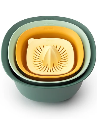 Brabantia Mixing Bowl Set with Colander & Juicer
