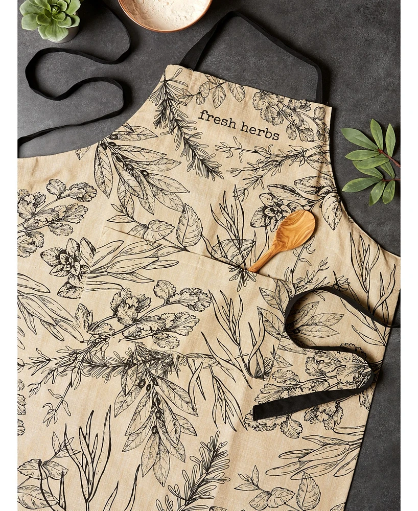 Design Imports Fresh Herbs Kitchen Textiles, Fresh Herbs, 35" x 28", 1 Piece
