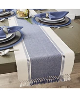 Design Imports Dobby Stripe Table Runner, 13" x 72"