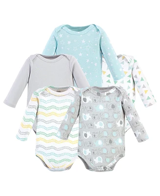 Luvable Friends Baby Boys Unisex Inclusive Long-Sleeve Cotton All-in-One Apparel