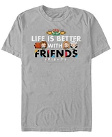Men's Friends Life is Better Short Sleeve T-shirt