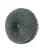 J Queen New York Botticelli Tufted Decorative Pillow, 15" Round