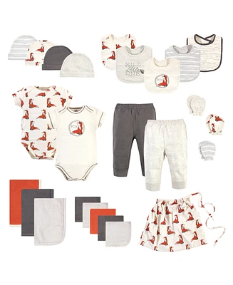 Touched by Nature Baby Boys Organic Cotton Layette Set and Giftset, Woodland, 0-6 Months
