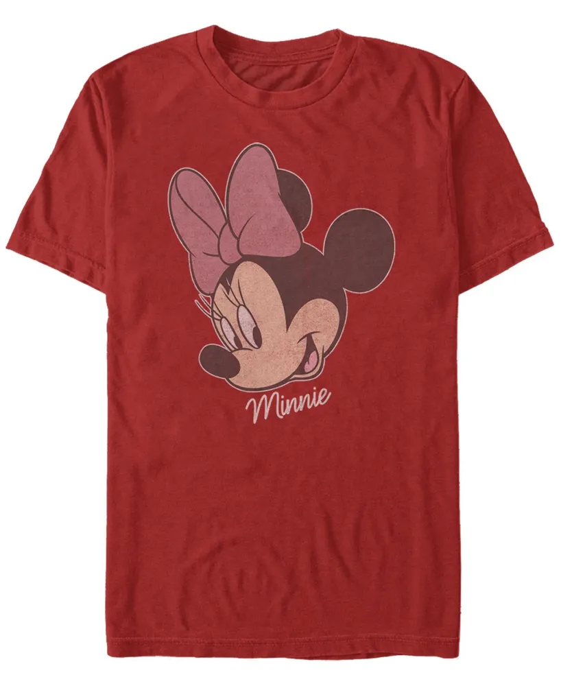 Fifth Sun Men's Minnie Big Face Short Sleeve Crew T-shirt