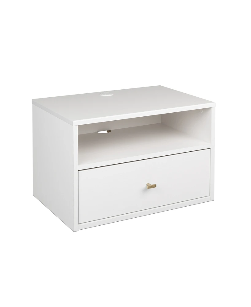 Prepac Floating Nightstand