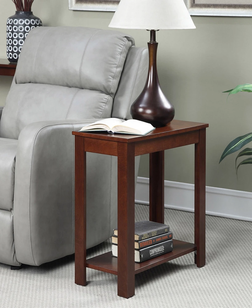 Designs2Go Baja Chairside End Table with Shelf