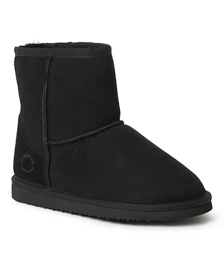 Fireside By Dearfoams Women's Rosebery Genuine Shearling Boot