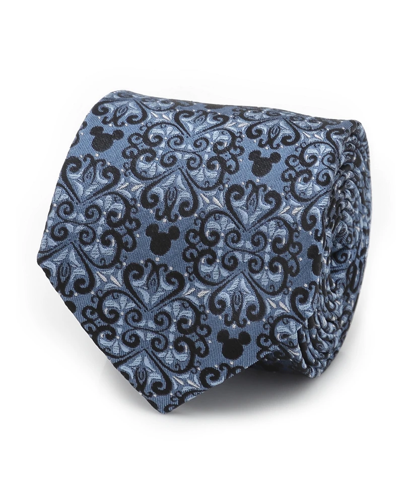 Disney Men's Mickey Mouse Damask Tile Tie