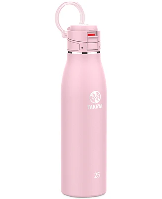 Takeya Traveler Stainless Steel 25-Oz. Insulated Water Bottle with Flip Cap