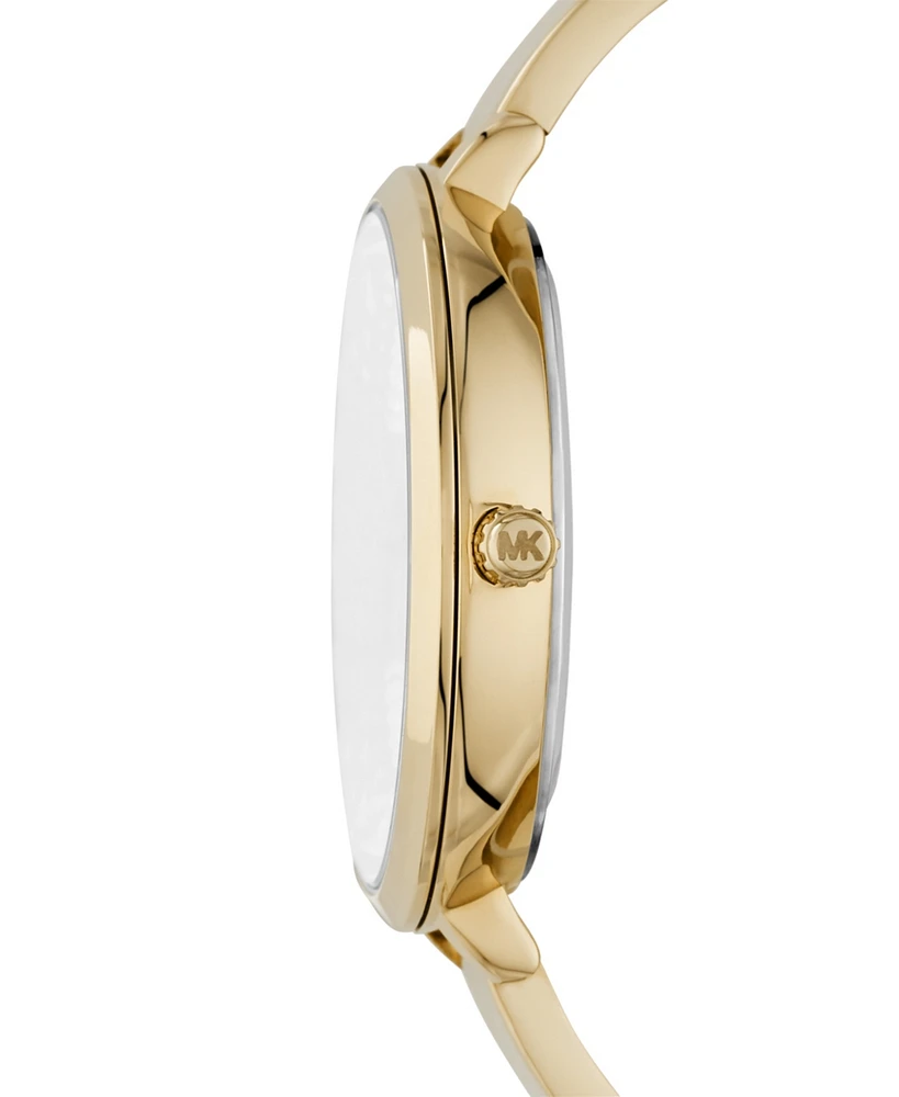 Michael Kors Women's Charley Gold-Tone Bangle Watch 38mm