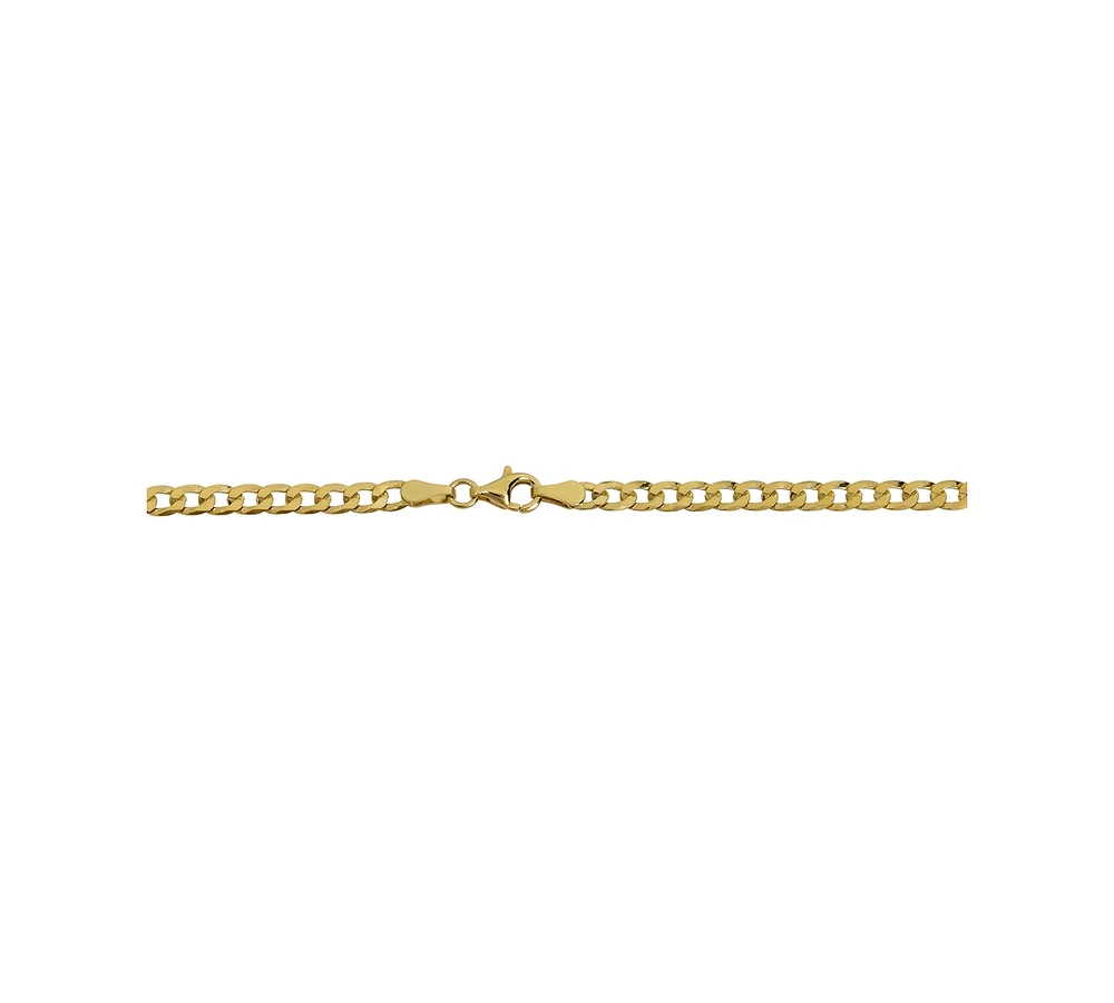 Citrine Bezel 18" Statement Necklace (3 ct. t.w.) 14k Gold-Plated Sterling Silver