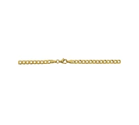 Citrine Bezel 18" Statement Necklace (3 ct. t.w.) 14k Gold-Plated Sterling Silver