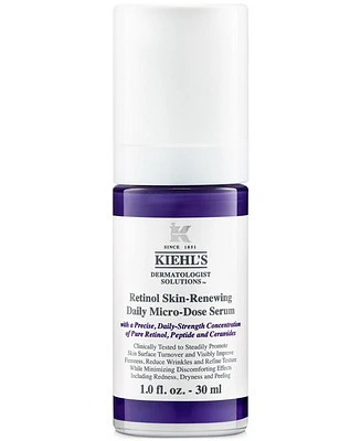 Kiehl's Since 1851 Micro-Dose Anti-Aging Retinol Serum with Ceramides and Peptide, 1-oz.