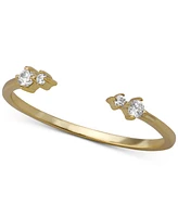 Giani Bernini Cubic Zirconia Stackable Cuff Ring, Created for Macy's