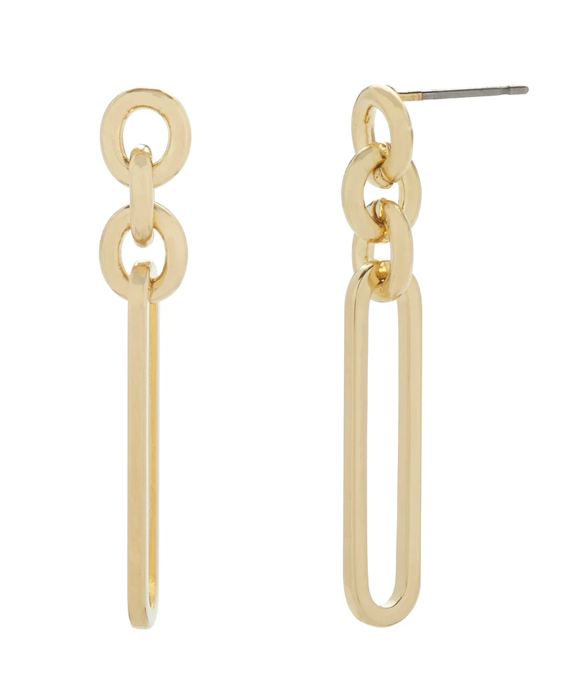 14K Gold Plated Laney Chain Earrings