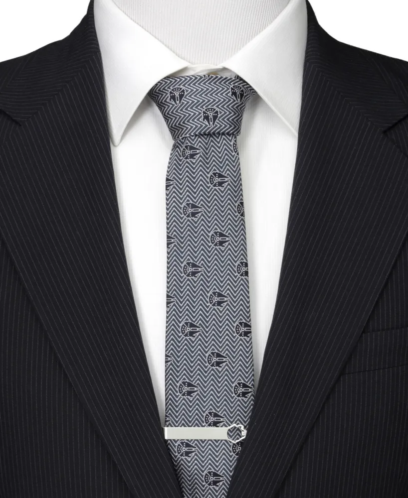 Star Wars Men's Millennium Falcon Herringbone Tie
