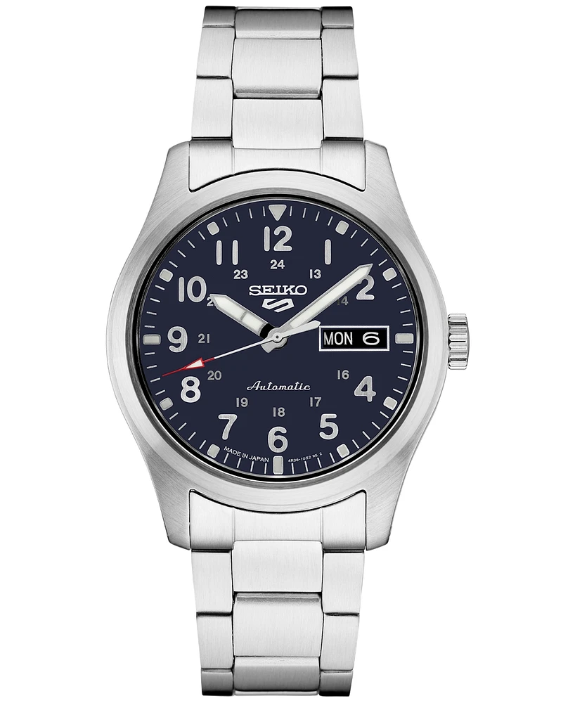 Seiko Men's Automatic 5 Sports Stainless Steel Bracelet Watch 43mm