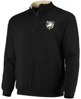 Men's Black Army Knights Tortugas Logo Quarter-Zip Jacket