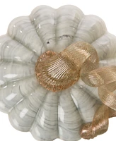 Glitzhome Marble Pumpkin, Set of 2